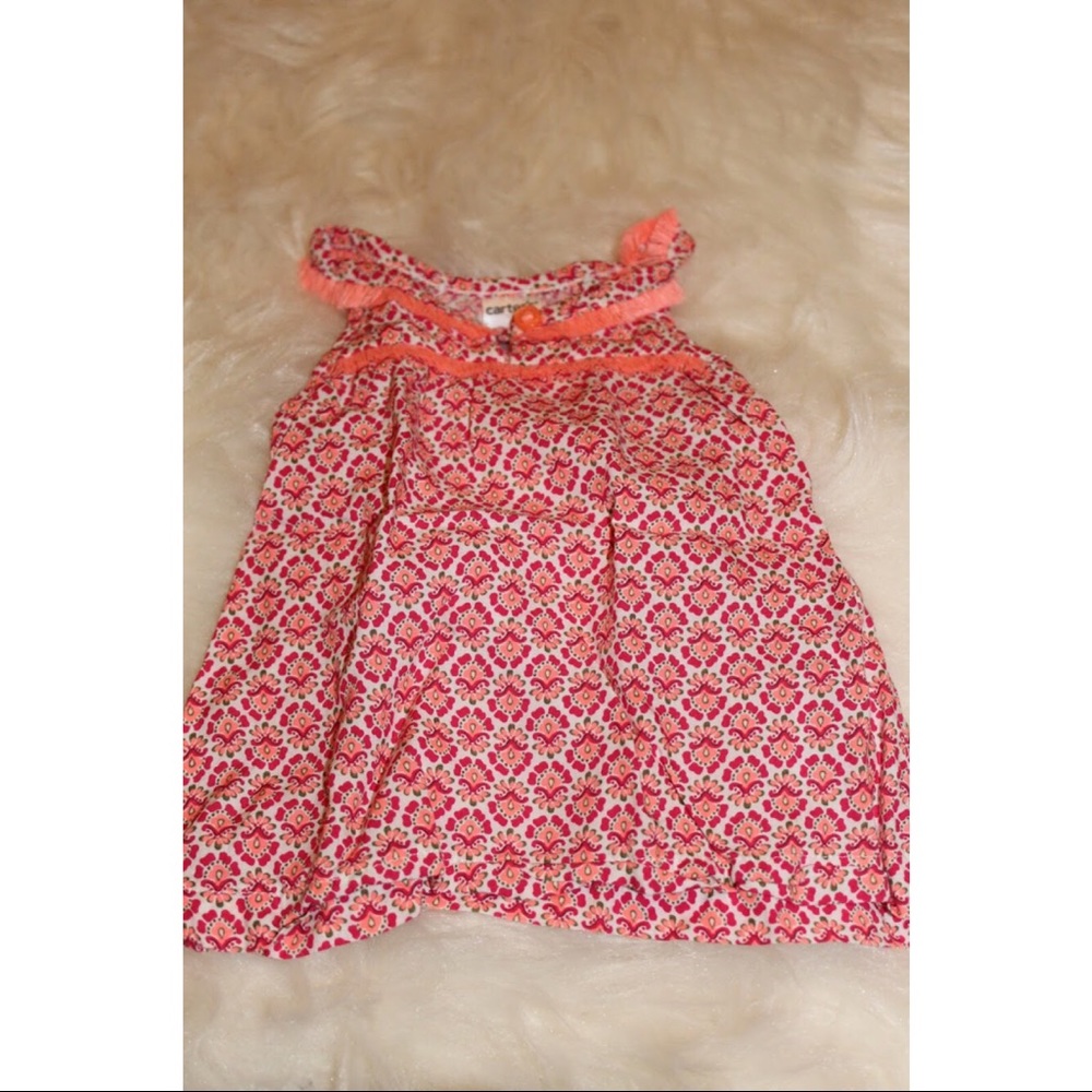 ‼️LIKE NEW‼️ Orange/Pink Paisley Summer Dress